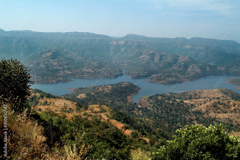 Tapola lake, Koyna backwater, Mahabaleshwara, Maharashtra, India