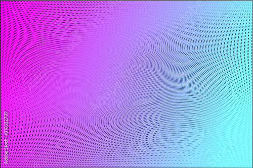 Pink blue halftone wide background