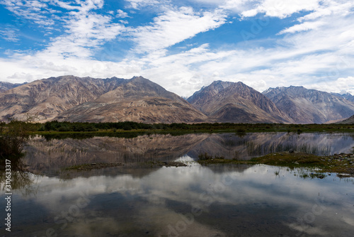 View of the Nubra Valley, Ladakh, india