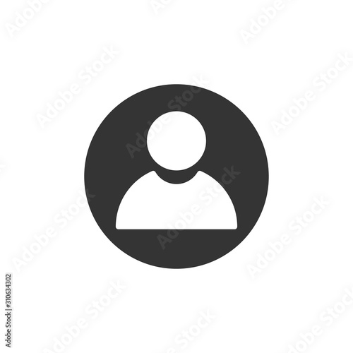 User sign icon. Person symbol. Human avatar.Flat style