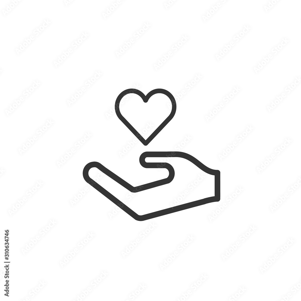 love, heart, hand, finger icon design template love, heart, hand, finger icon design template