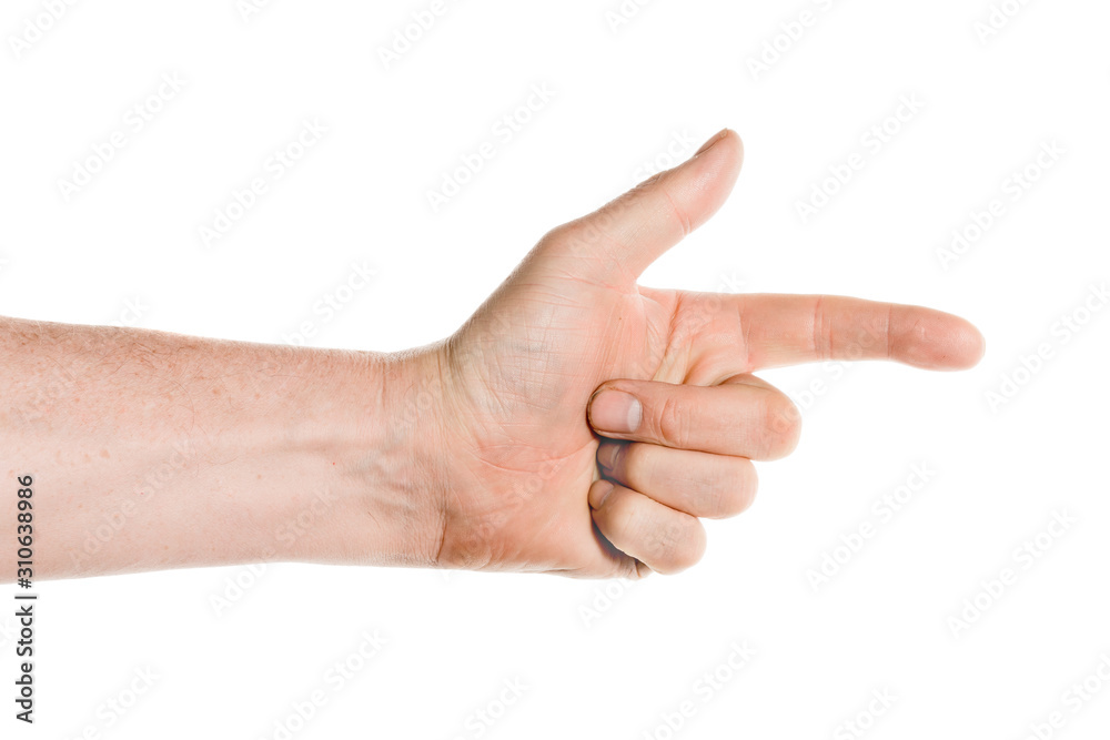 hand with thumb up isolated on white background hand with thumb up isolated on white background