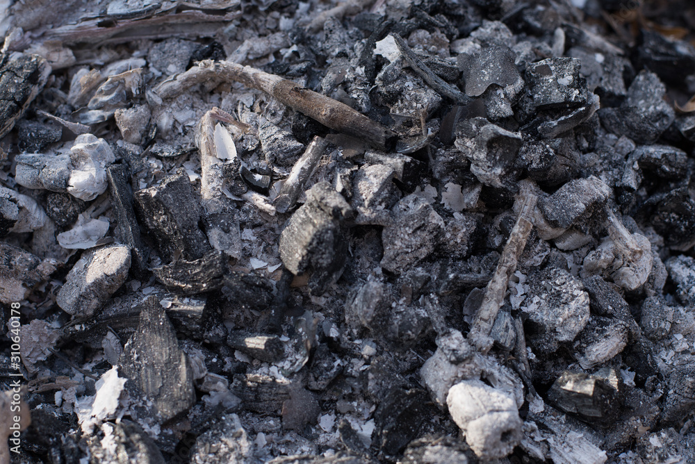 Pile of black details coal/carbon texture. Industrial or nature background. Coals after a fire - heat for barbecue. Pile of black details coal/carbon texture. Industrial or nature background. Coals after a fire - heat for barbecue.