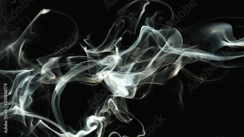 abstract smoke on black background