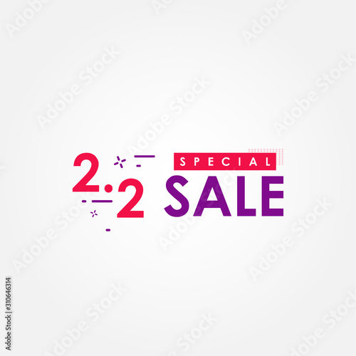 2 February Shopping Day Vector Design Template