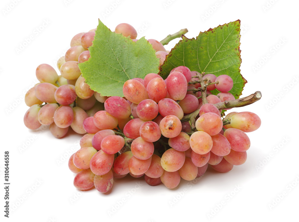 Fototapeta premium Grapes on a white background 