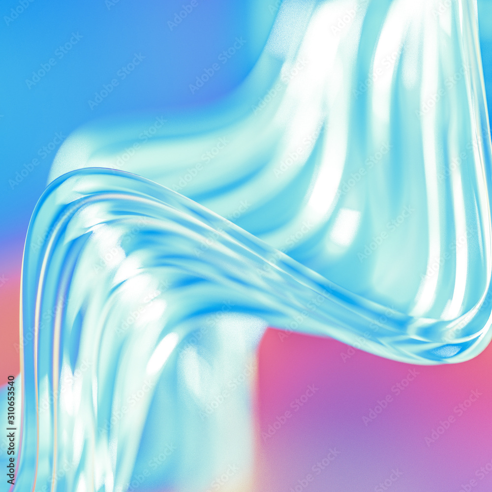 Naklejka premium Abstract colorful background. 3d illustration, 3d rendering.