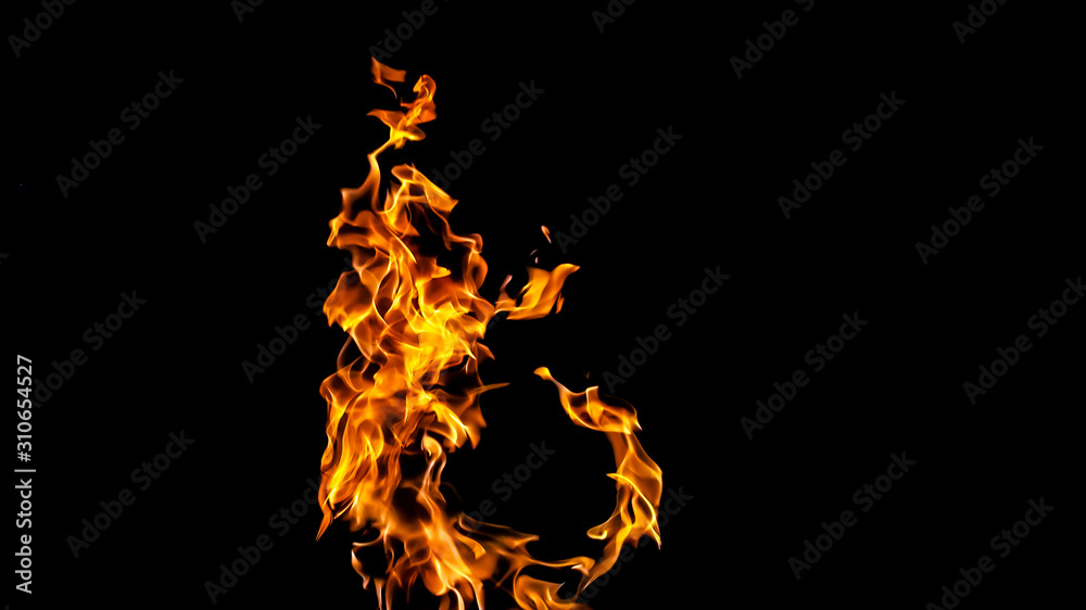 Fire flames on black background. fire on black background isolated. fire patterns Fire flames on black background. fire on black background isolated. fire patterns