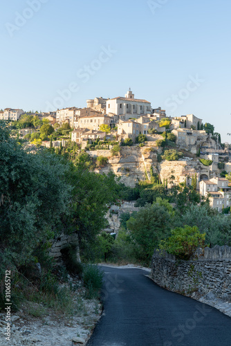 View on Gordes small medieval town in Provence south France