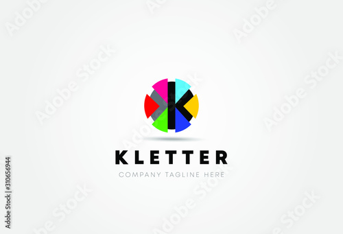 Free Download Letter K logo icon design template elements - GFXLoad