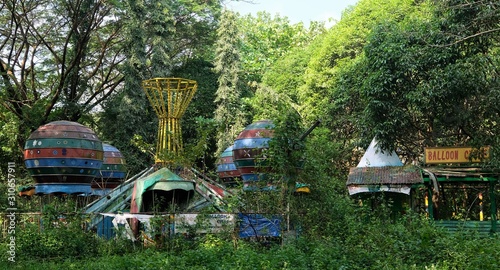 Abandoned amusement park  photo