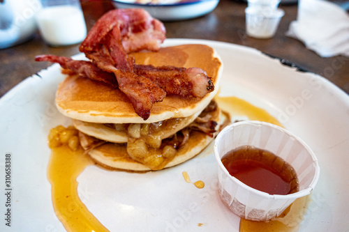 Stack of American style pankcakes