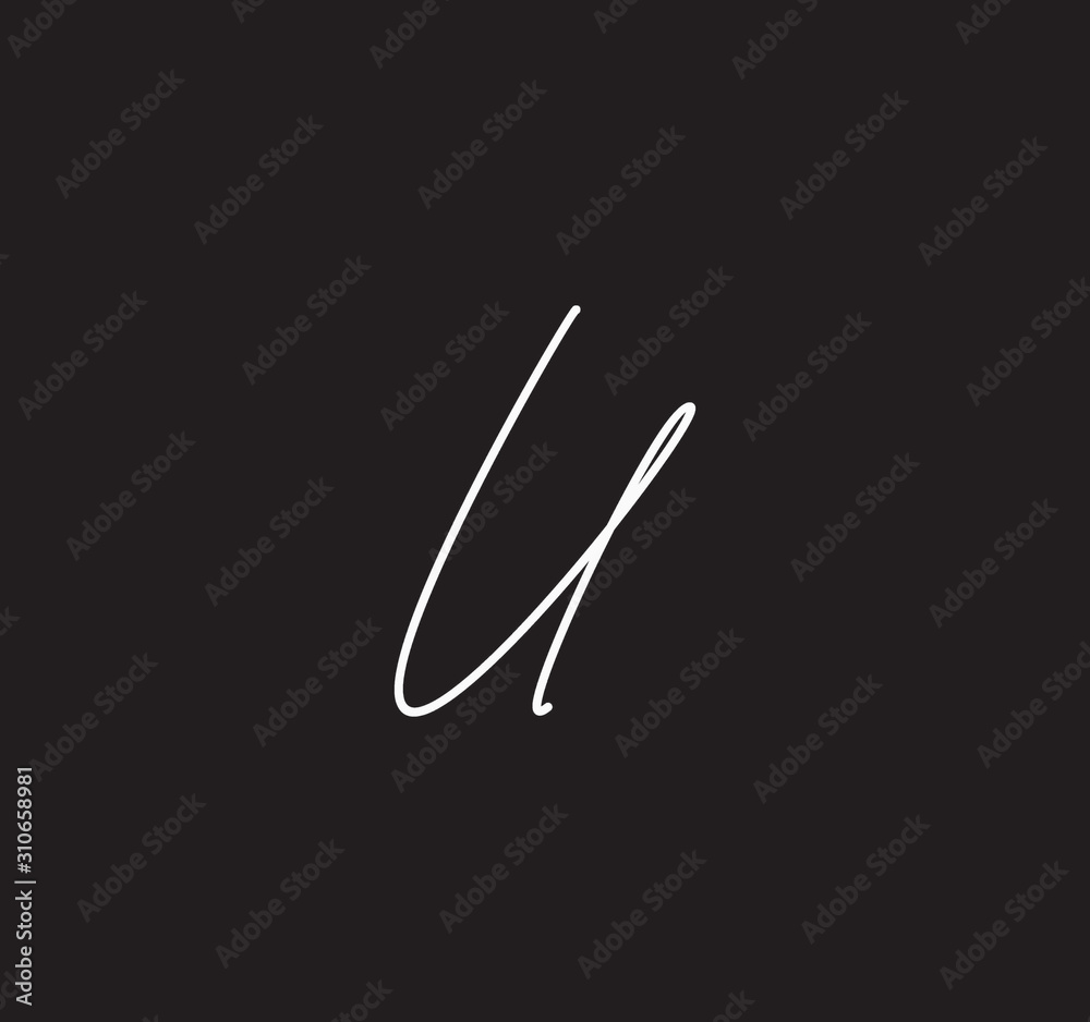 Initial Signature Letter Handwritten Calligraphy Initial Signature Letter Handwritten Calligraphy