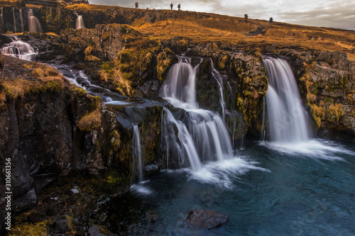 Experience the iconic  Kirkjufell mountain in the Snaefellsnes Peninsula  Iceland.