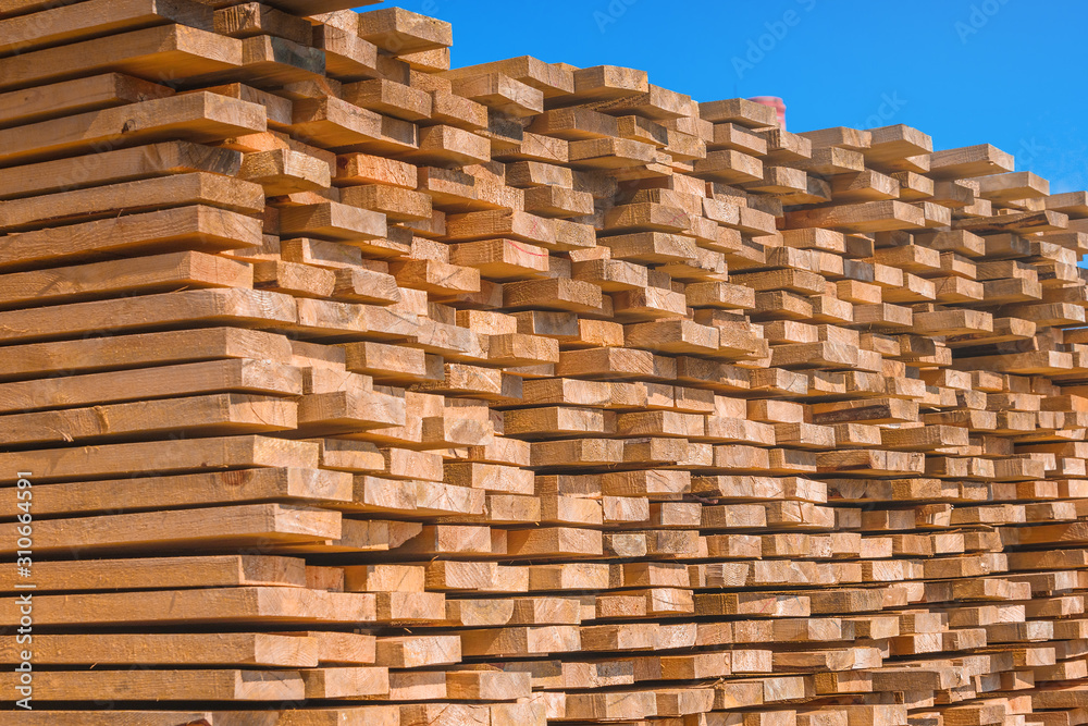Wooden boards stack. lumber. timber. carpentry. Wooden boards stack. lumber. timber. carpentry.