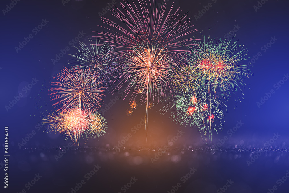 colorful fireworks