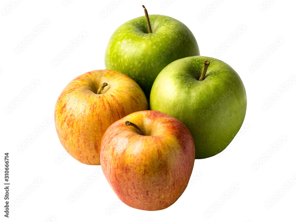 Isolated fresh apple on a white background Isolated fresh apple on a white background
