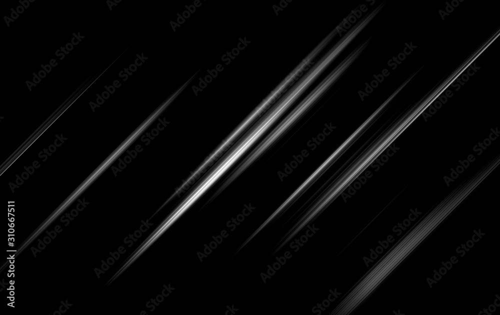 abstract black and silver are light gray with white the gradient is the surface with templates metal texture soft lines tech diagonal background black dark sleek clean modern.