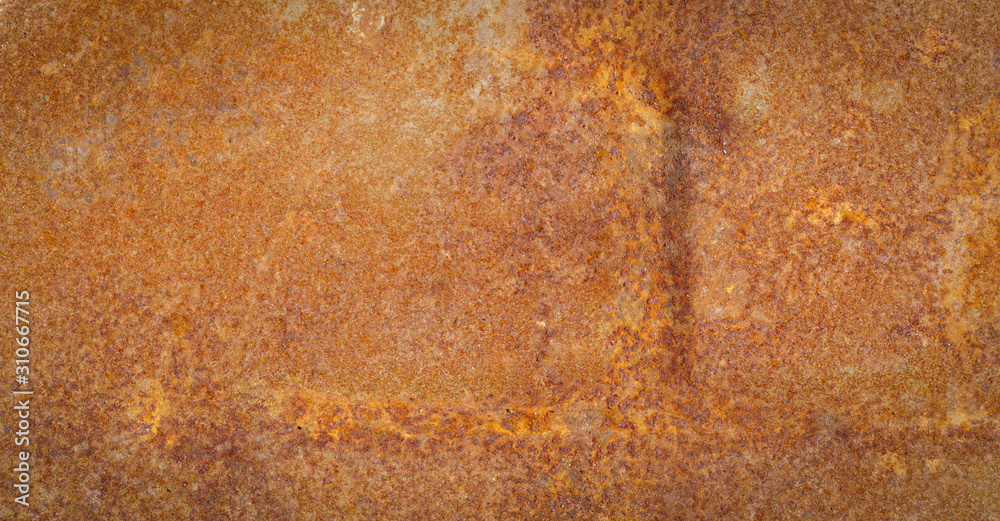 Rusted white painted metal wall. Rusty metal background with streaks of rust. Rusted white painted metal wall. Rusty metal background with streaks of rust.