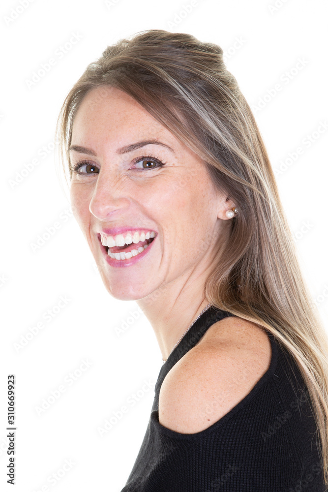 Beautiful woman laughing smiling happiness pretty smile girl Beautiful woman laughing smiling happiness pretty smile girl