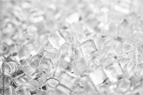 Bilde på lerret Background of plastic granules