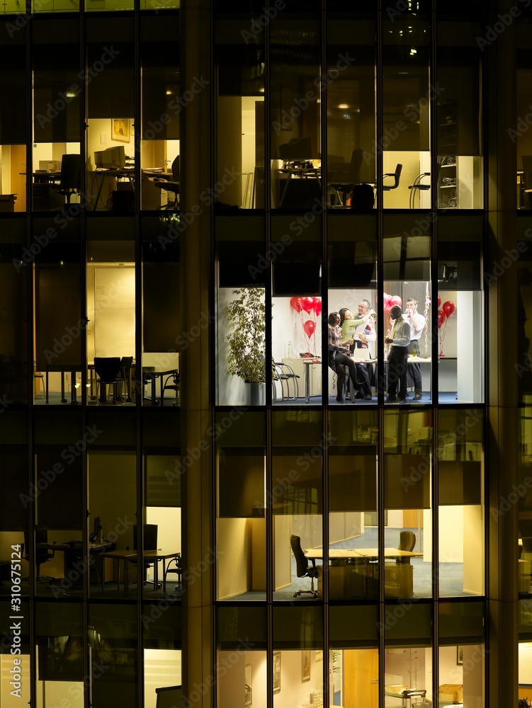 Business People Having Office Party Business People Having Office Party