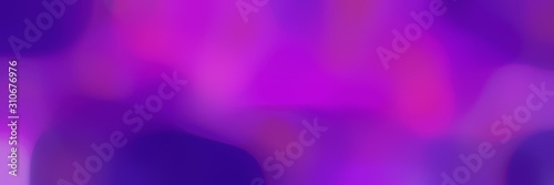 blurred bokeh horizontal background with dark orchid, indigo and dark violet colors space for text or image