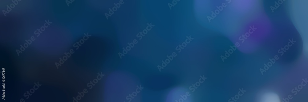 Fototapeta premium smooth horizontal background with midnight blue, very dark blue and teal blue colors and space for text or image