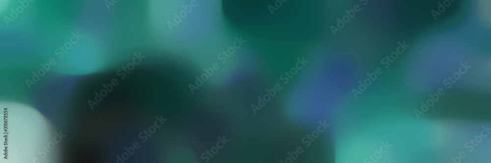 Obraz premium smooth horizontal background with dark slate gray, cadet blue and very dark blue colors and space for text or image