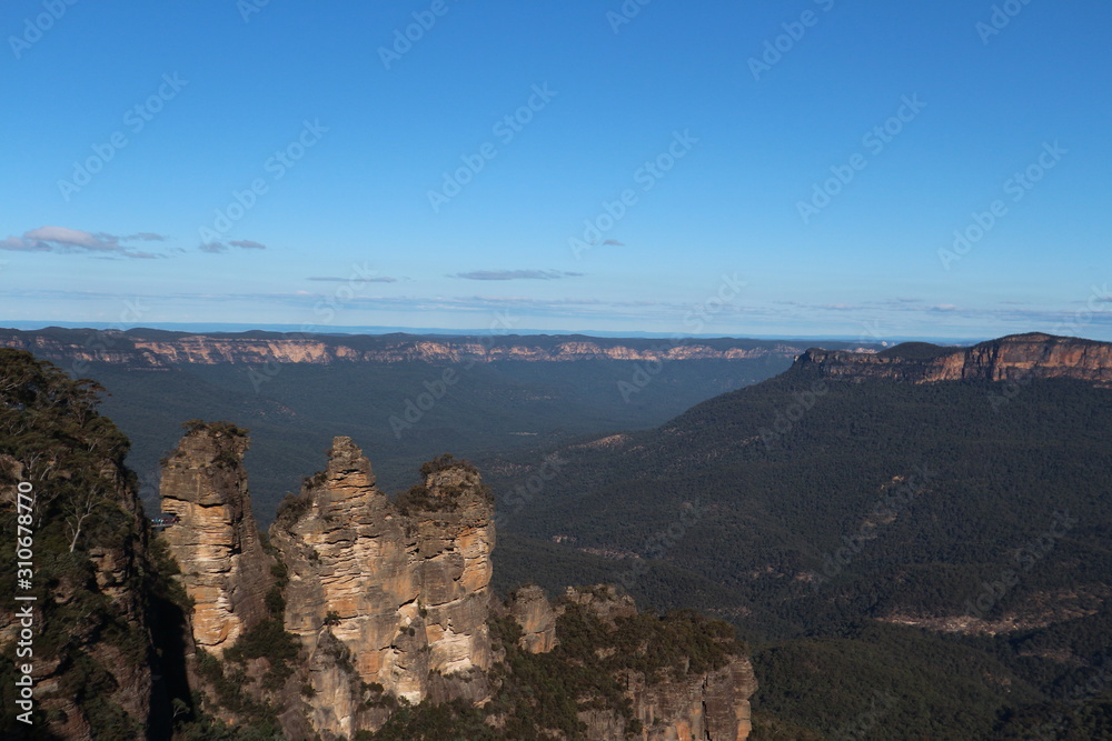Three sisters mountains australia