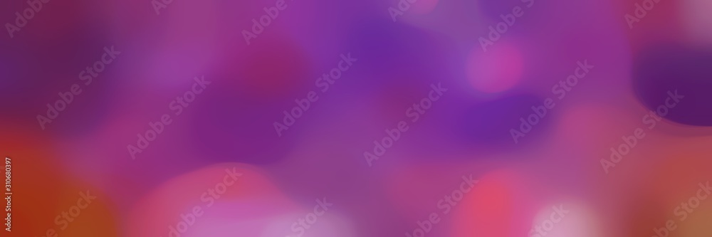 Fototapeta premium soft blurred horizontal background with antique fuchsia, sienna and mulberry colors and free text space