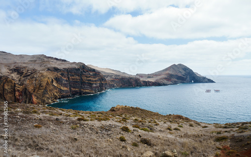beautiful landscape of Ponta de Sao Lourenco and Atlantic Ocean, Madeira
