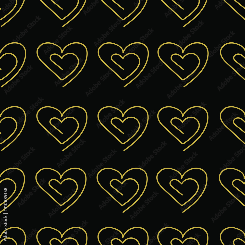 Hearts pattern