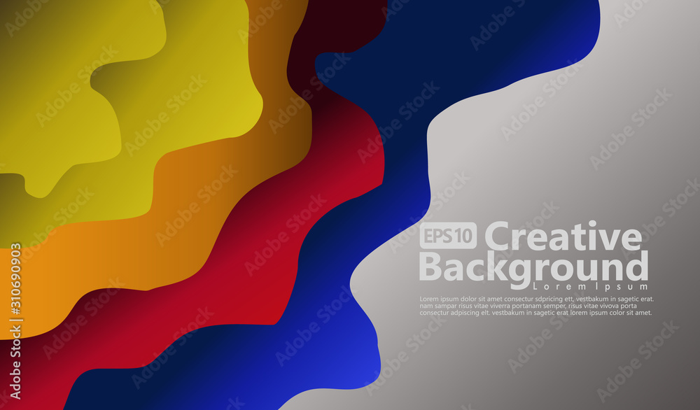 Dynamic style background design with fluid color gradient elements