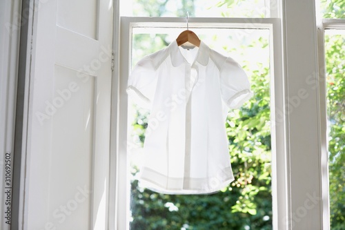 Blouse On Hanger At Home