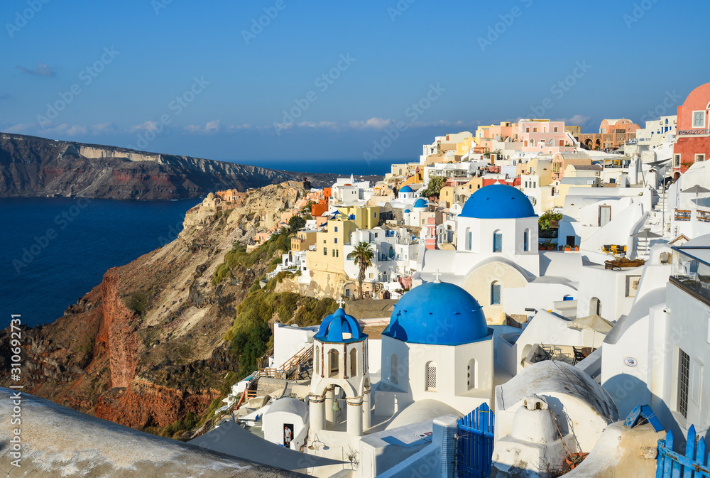 Landscape of Santorini Island, Greece