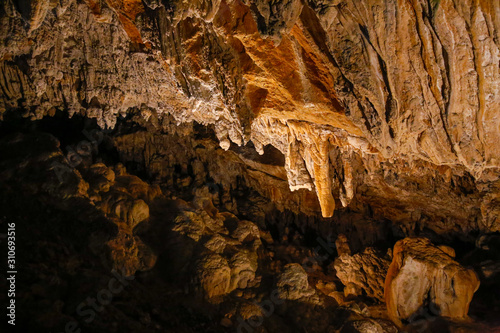 Interior of the cave cave of Mendukilo. Navarre