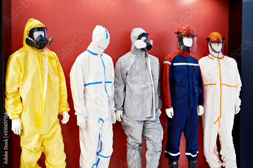 Work protective clothing for industry photo