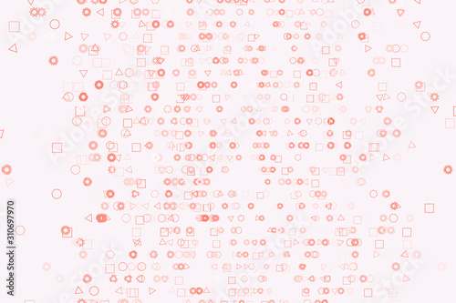 Wallpaper Mural Abstract geometric pattern, colorful & artistic shapes for graphic design, catalog, illustration, graphic resources or background. Torontodigital.ca