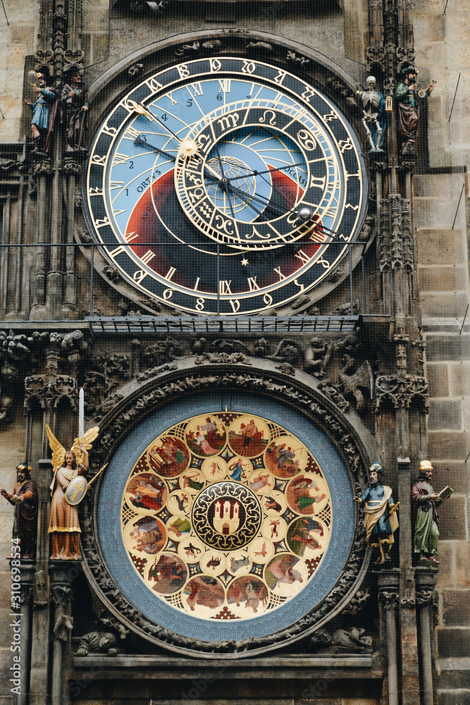 Obraz premium Prague Astronomical Clock in Czech Republic