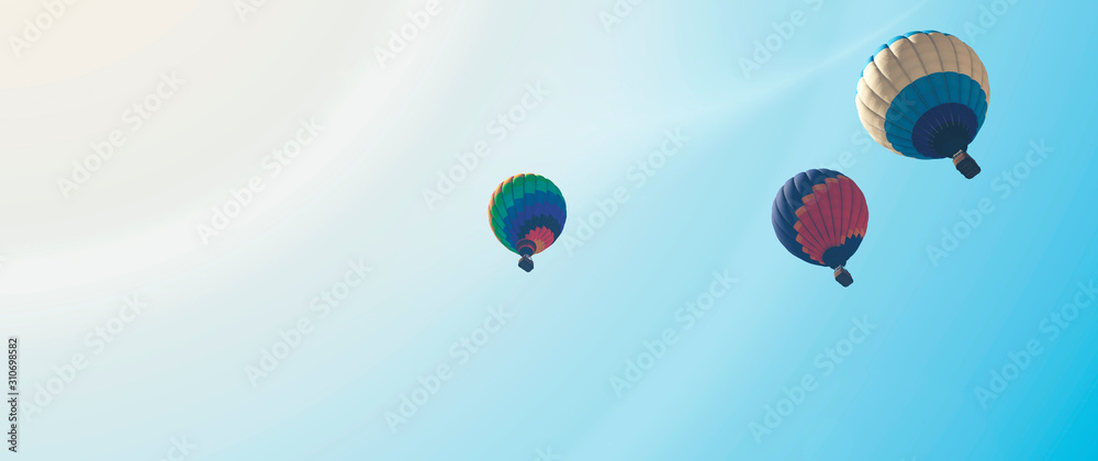 Fototapeta premium hot air balloons