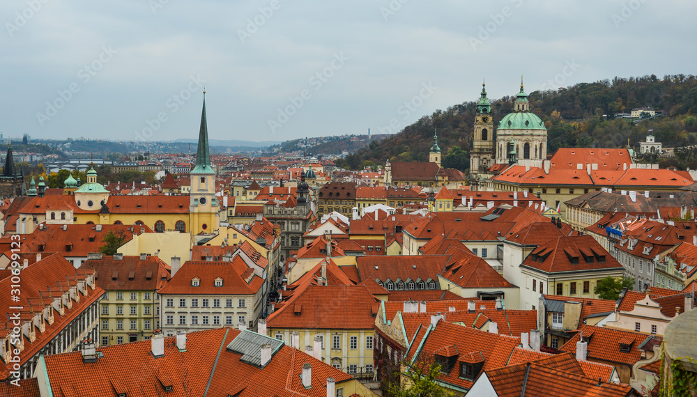 Cityscape of Prague, Czechia