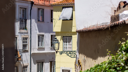 Arquitectura colorida en la capital de Portugal, Lisboa