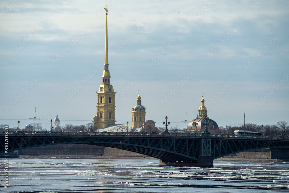 April 18, 2018. St. Petersburg, Russia. Peter and Paul fortress in St. Petersburg.