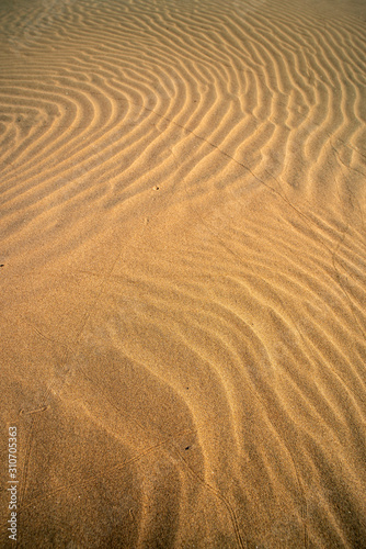 Background of natural wavy sand © sezer66