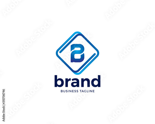 Brand letter B - logo design