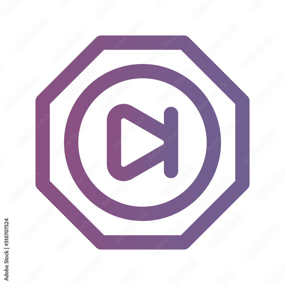 Icon next button in Lineal Gradient style. vector illustration and editable stroke. Isolated on white background. Icon next button in Lineal Gradient style. vector illustration and editable stroke. Isolated on white background.