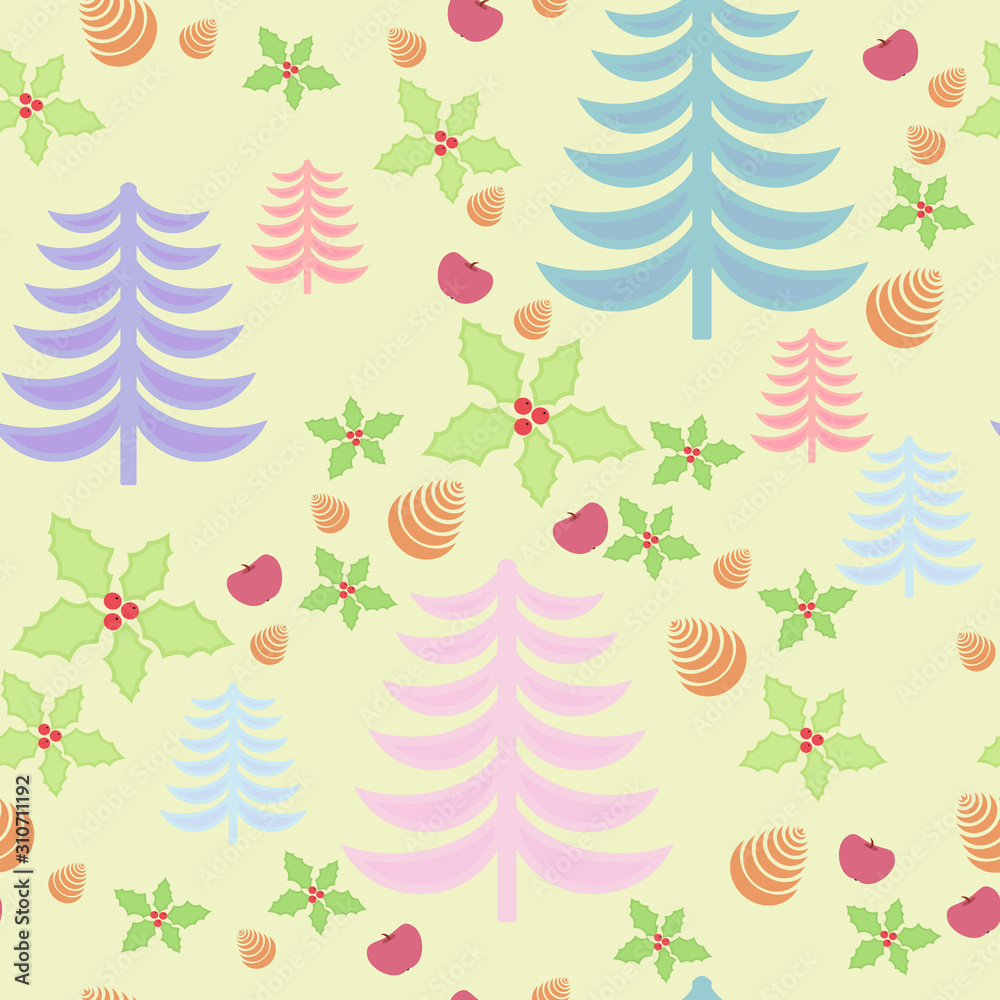 New Year Christmas holiday background wallpaper . seamless pattern texture . print .Winter theme. EPS 10 New Year Christmas holiday background wallpaper . seamless pattern texture . print .Winter theme. EPS 10