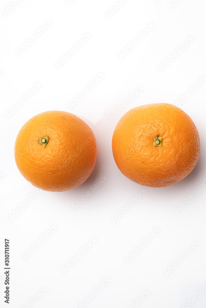 Oranges, citrus fruits isolated on a white background. Oranges, citrus fruits isolated on a white background.