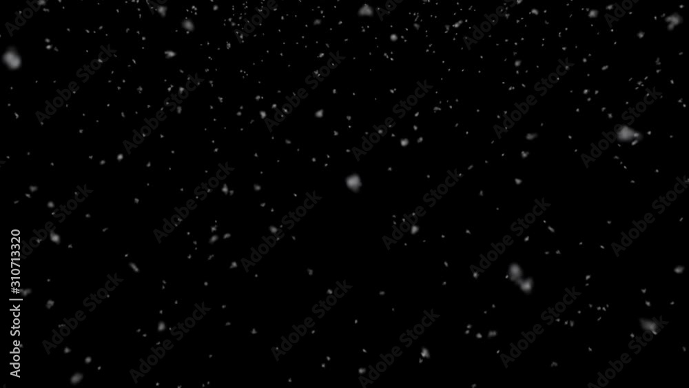 Falling snow particles - 120 FPS 